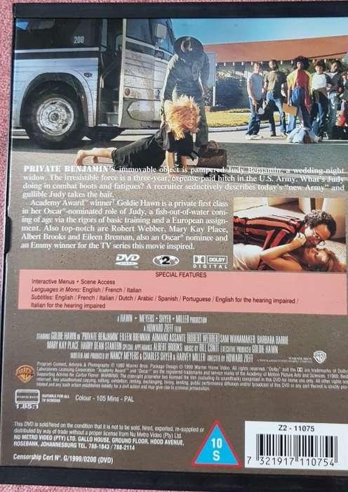 Patton Private Benjamin WW2 DVD
