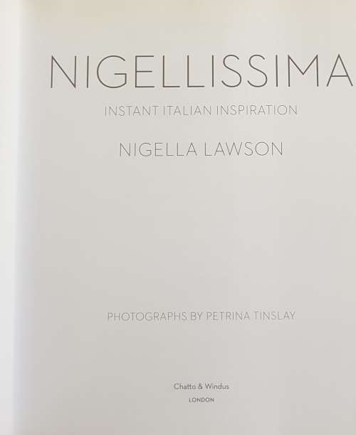 NIGELLISSMA Instant Italian Inspiration NIGELLA LAWSON