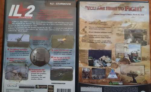 IL 2 STURMOVIK RUSSIAN PLANE WW2 AND BREAKTHROUGH EXPANSION PACK PC CD