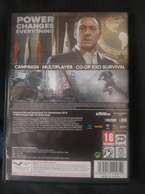 CALL OF DUTY Advanced Warfare 6 DISCS PC CD