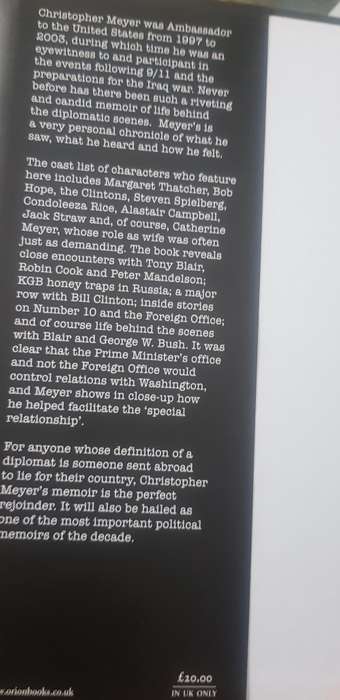 DC CONFIDENTIAL by Christopher Meyer