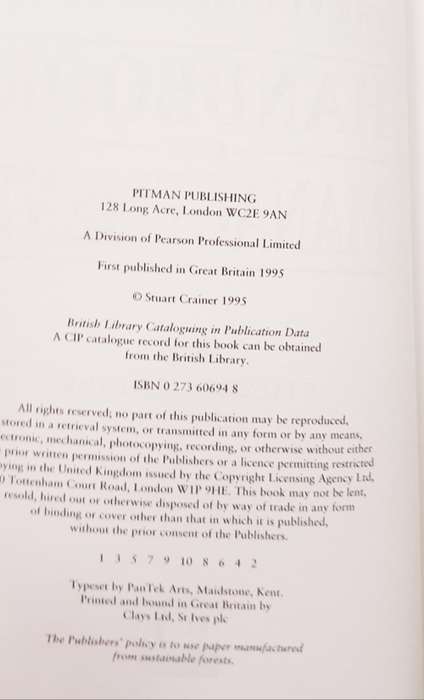 Financial Times Handbook of Management