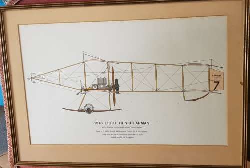 1910 LIGHT HENRI FARMAN LIMITED EDITION VINTAGE