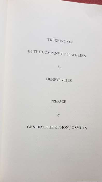 The Free Diary of Albie Sachs AND Trekking on In the Company of Brave Men Deneys Reitz