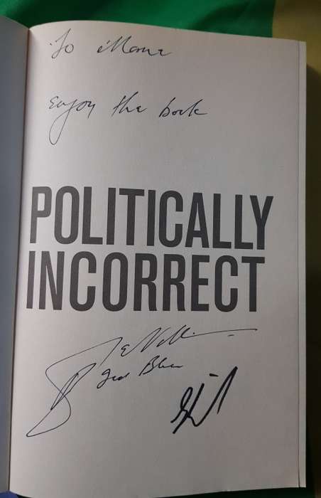 Politically Incorrect Signed Rugby Memorabilia - Pieter De Villiers & Gavin Rich
