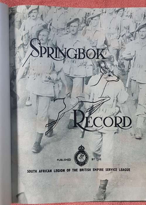 Springbok Record 1946 plus poster of Ribbons of British Decorations