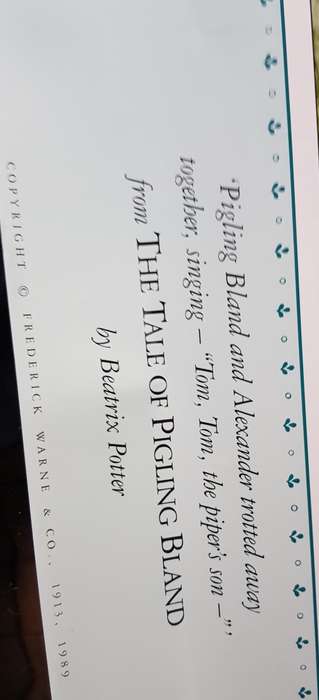 BEATRIX POTTER POSTER