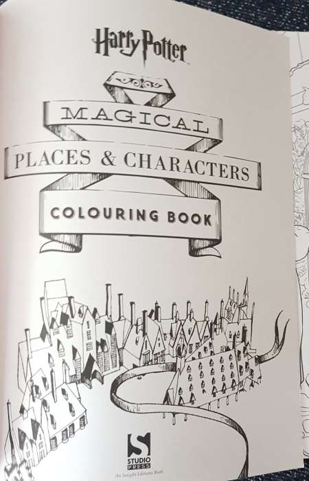 Harry Potter and the Deadly Hallows AND Harry Potter Magical Places and Characters Colouring Book