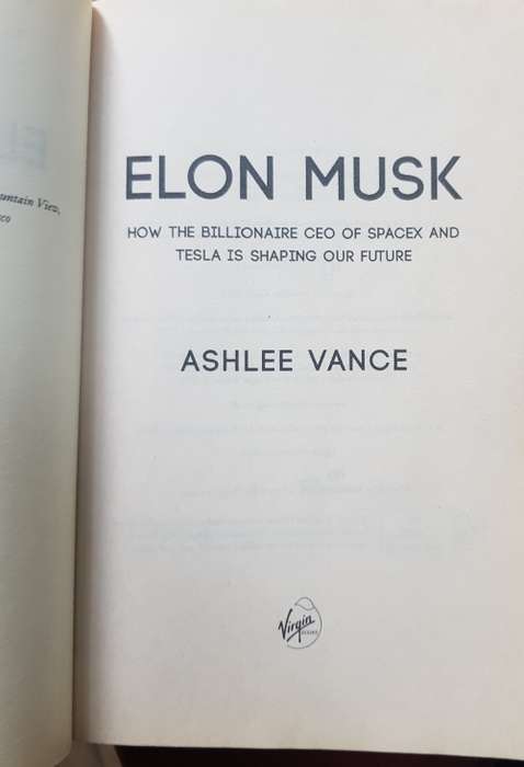 Elon Musk Ashlee Vance