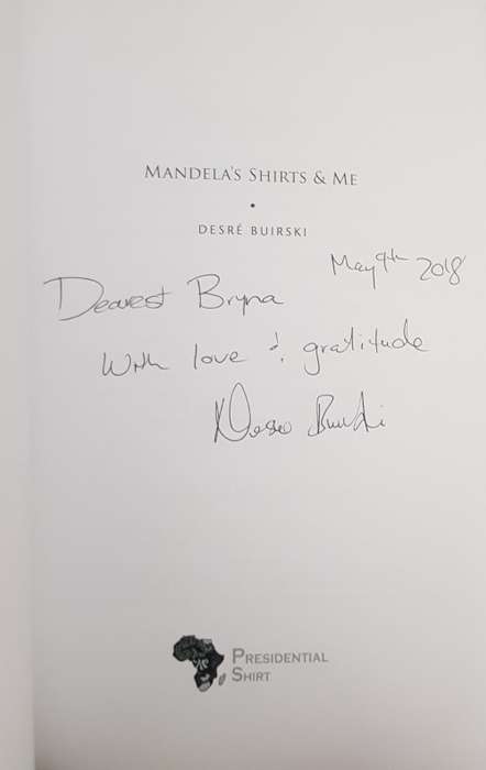 Mandelas Shirts and Me Desire Ann Buirski Signed