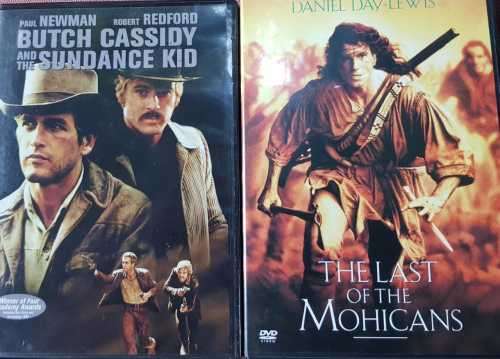 Butch Cassidy DVD and The Sundance Kid and The Last of the Mohicans