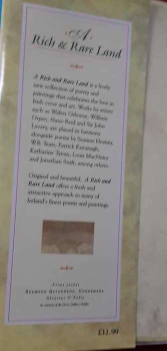 Poetry and Paintings, Rich and Rare Land. Irish poetry and paintings