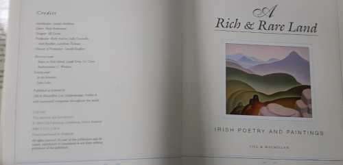 Poetry and Paintings, Rich and Rare Land. Irish poetry and paintings