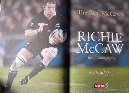 Springboks Rugby François Pienaar, signed ! and Richie McCaw and Springboks mascot