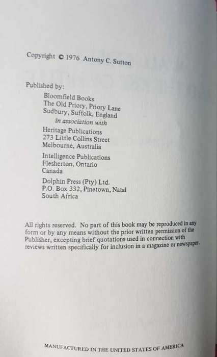 Wall Street and the rise of Hitler - Banking, Nazis  by Antony C. Sutton