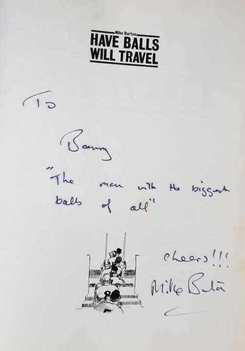 Rugby Springboks - Signed copy of "Have Balls will Travel" & 150 years of South African rugby