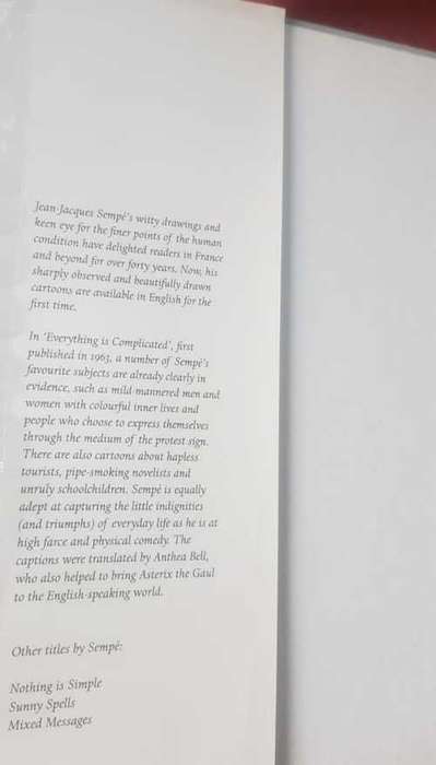 Sempe: Everything is Complicated  by Jean-Jacques Sempé, First Edition