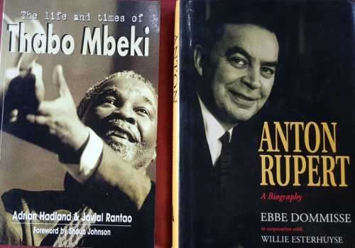 Mbeki AND Anton Rupert First Editions ANC