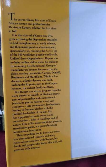 Mbeki AND Anton Rupert First Editions ANC