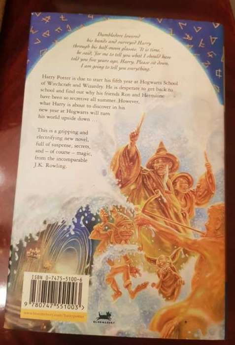 Harry Potter and The Order of The Phoenix First Edition