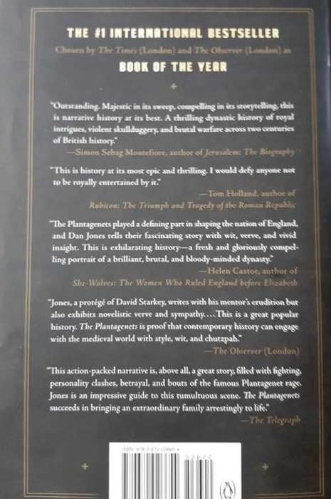 The Plantagenets The warrior kings and queens who made England by Dan Jones. First Edition hardcover
