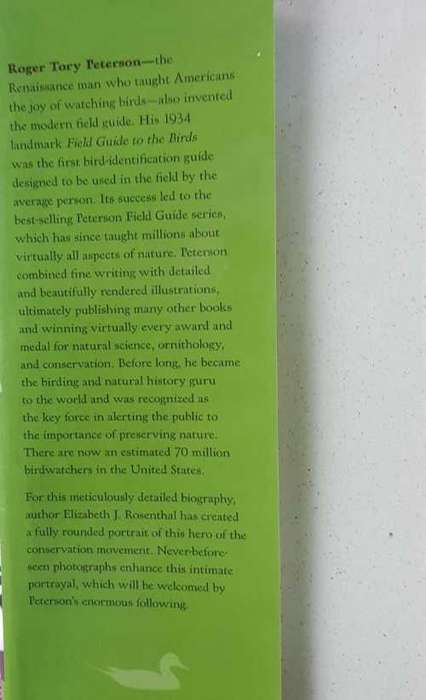 Birdwatcher The Life Roger Tory Peterson First Edition hardcover