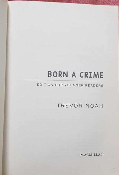 Trevor Noah Born a Crime