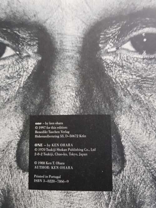 One by Ken Ohara First Edition Coffee table book Rare 1970
