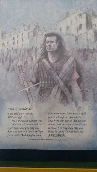 Braveheart Movie Quote Poster Print / Litho Lithograph