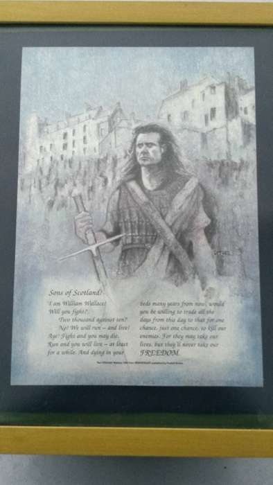 Braveheart Movie Quote Poster Print / Litho Lithograph