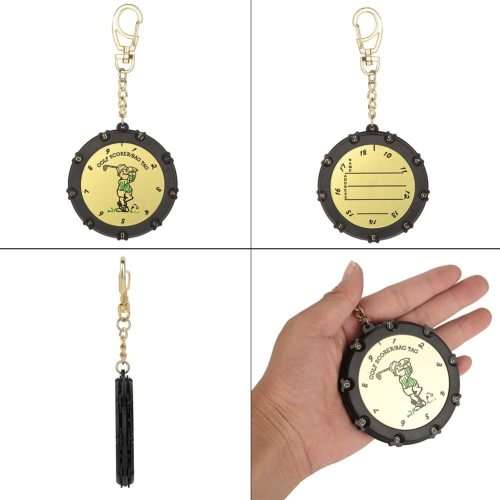 GOLF Score Stroke Counter 18 Holes 9 Shots Golf Score Keeper With Clip