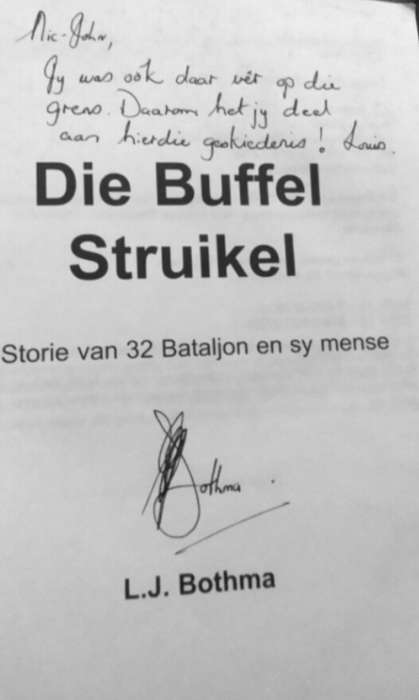 Sadf Die buffel struikel 32 Bataljon Sadf