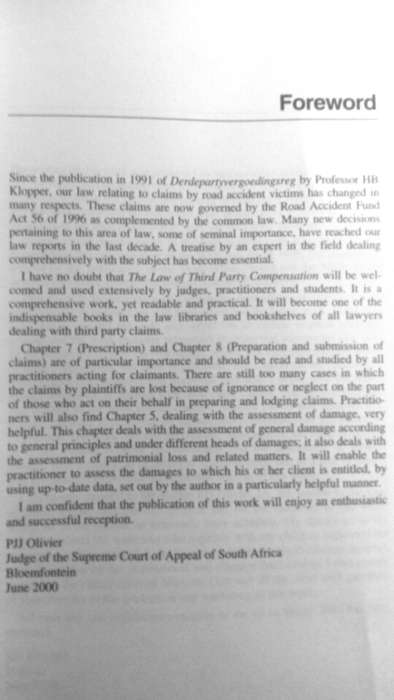 Law of Third Party Compensation