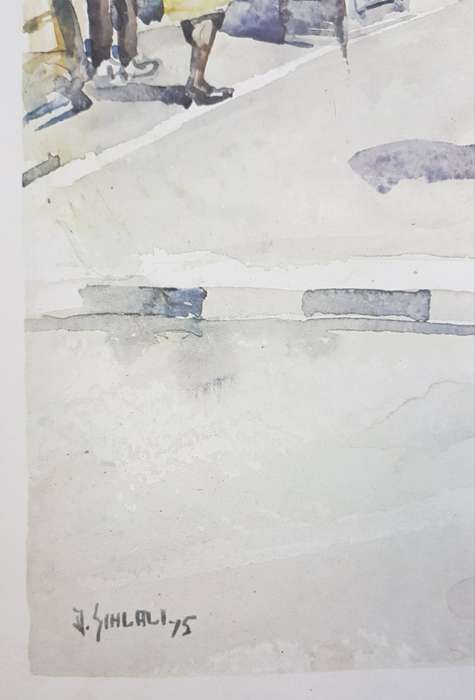Sihlali Lithograph - Durant Basi Sihlali