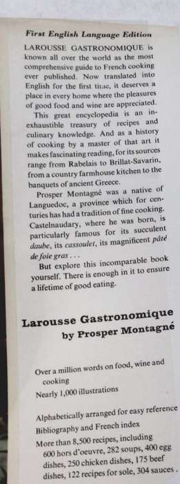 Larousse Gastronomique The Encyclopaedia of Food