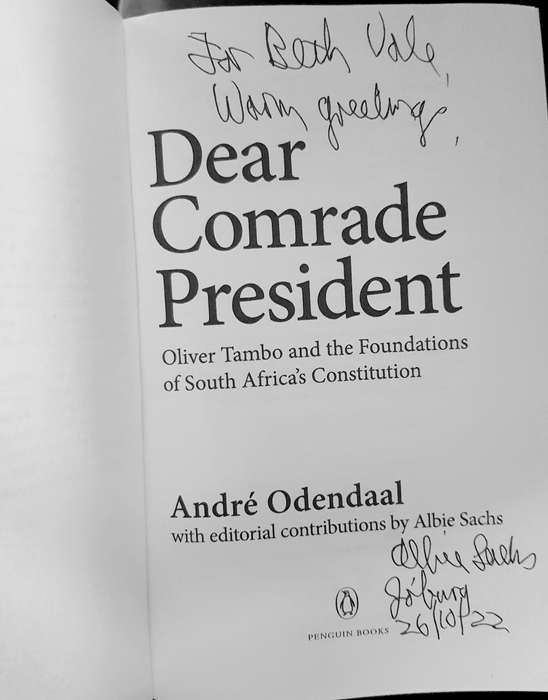Africana Tambo Dear Comrade President Oliver Tambo Africana