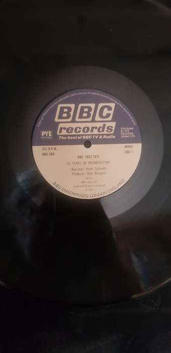 50 YEARS OF BROADCASTING BBC 1922-1972  VINYL