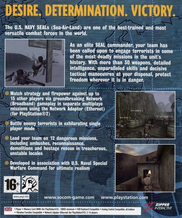 SOCOM U.S. Navy SEALS SP2 PLAYSTATION 2