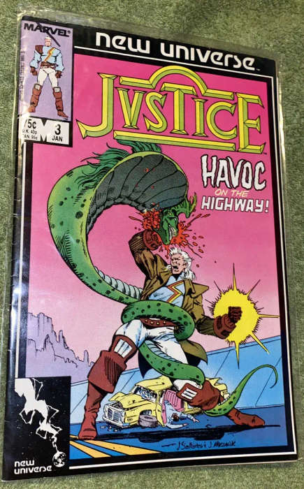 JUSTICE HAVOC ON THE HIGHWAY Marvel