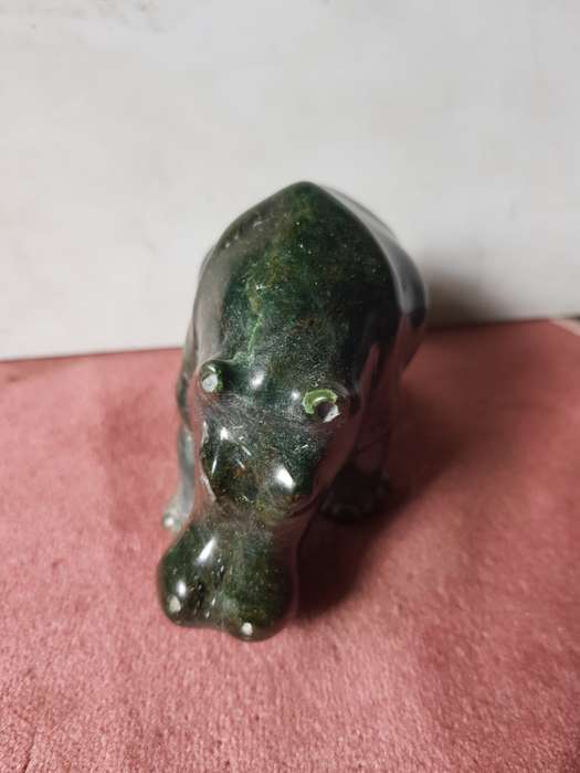 Hippo In Green Opal