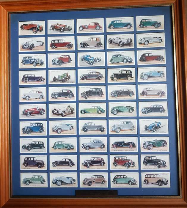 Vintage Cars Antiques & Collectable Cigarette Cards Motor Cars C 1936 Vintage Cars