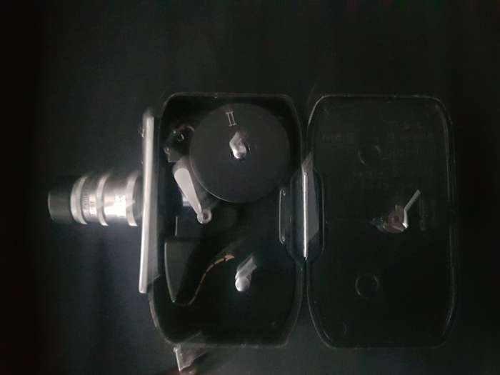 Paillard Bolex B8 Variable Speed 8mm Movie Camera With f2.5 12.5mm Kern Lens