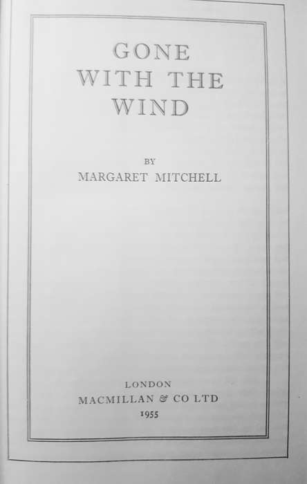 GONE WITH THE WIND