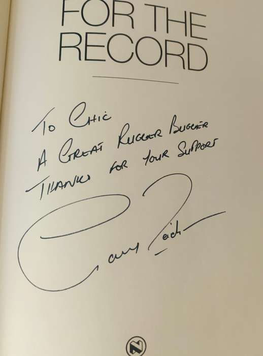 FOR THE RECORD  SIGNED  GARY TEICHMANN