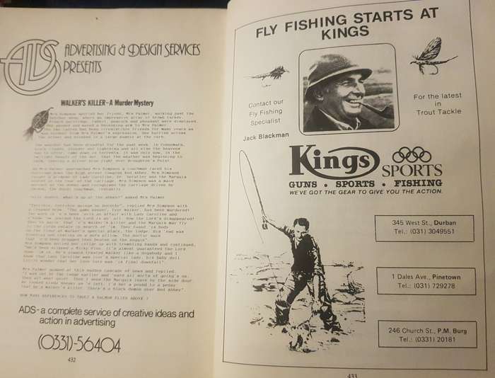 THE CREEK Fly fishing Natal Fly Fishers Club 1972 -1983 Collection of publications  fishing trout Fl