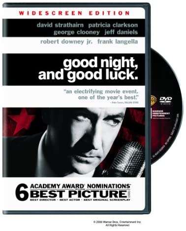 Good Night Good Luck Movie DVD