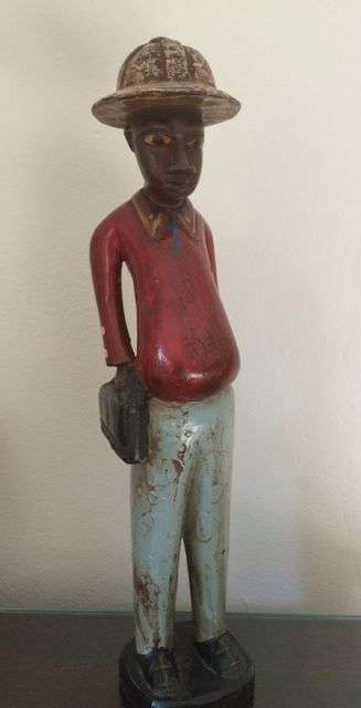 Colonial Wooden Figure