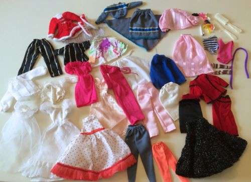 Assorted Vintage Barbie Clothes