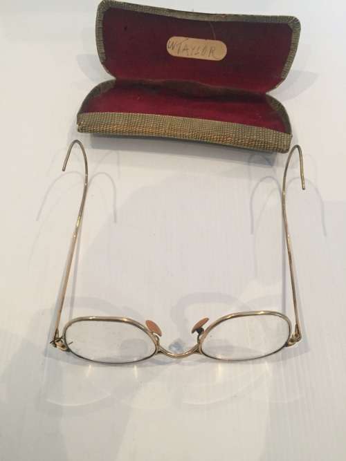 Antique spectacles in original case