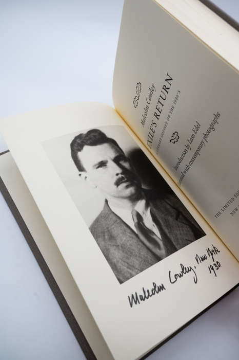 Exile`s Return by Malcolm Cowley (Signed)